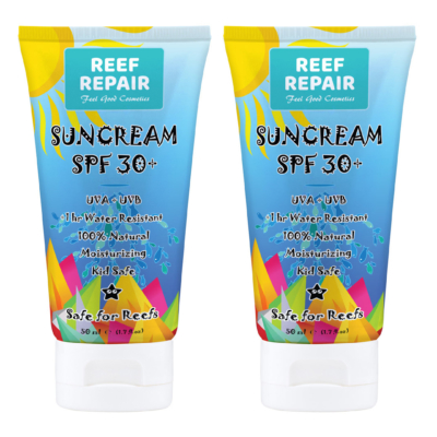 Reef Safe Sunscreen, 50ml, SPF 30+ (2 pack)