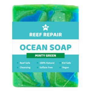 Reef Safe Soap, Minty Green, Ocean Soap – 90g