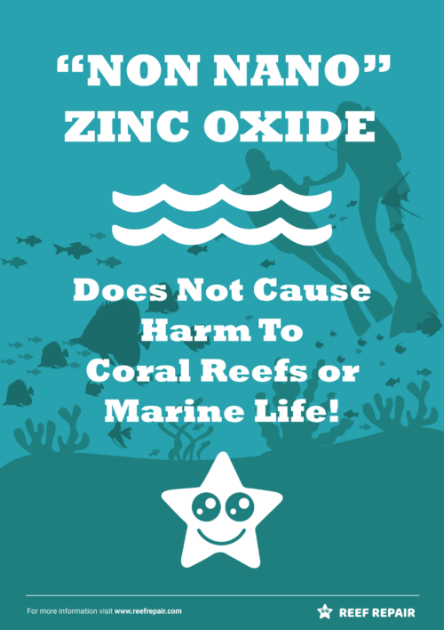 Reef Repair Motivational Non Nano Zinc Oxide Does Not Cause Harm To Coral Reefs