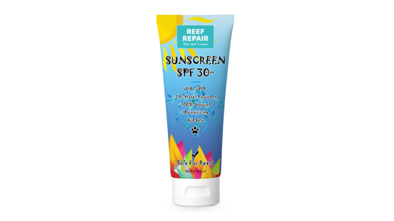Reef Repair Sunscreen 120ml SPF 30+ Reef Safe Moisturizing Kid Safe All Natural Water Resistant Sun Cream