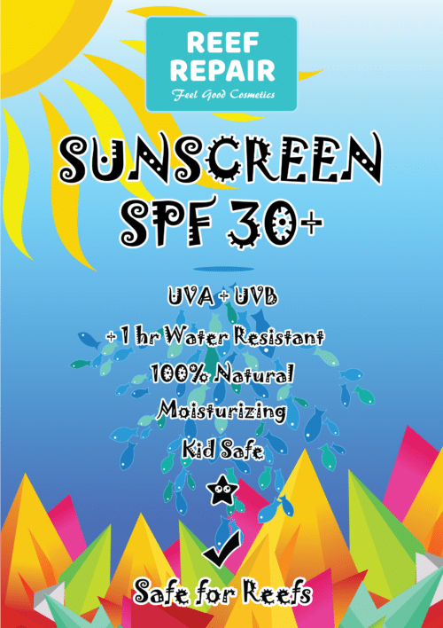 Reef Repair Sunscreen SPF 30+ Retail Poster