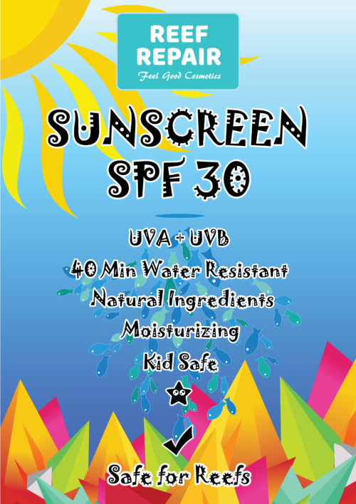 Reef Repair Sunscreen SPF 30 Retail Poster