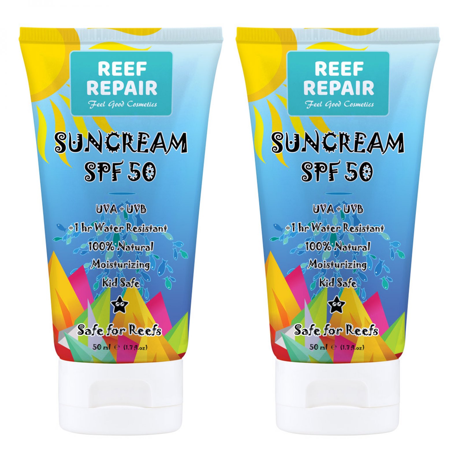 Reef Safe Sunscreen SPF 50 Travel Safe, 50ml · Thailand · Reef Repair
