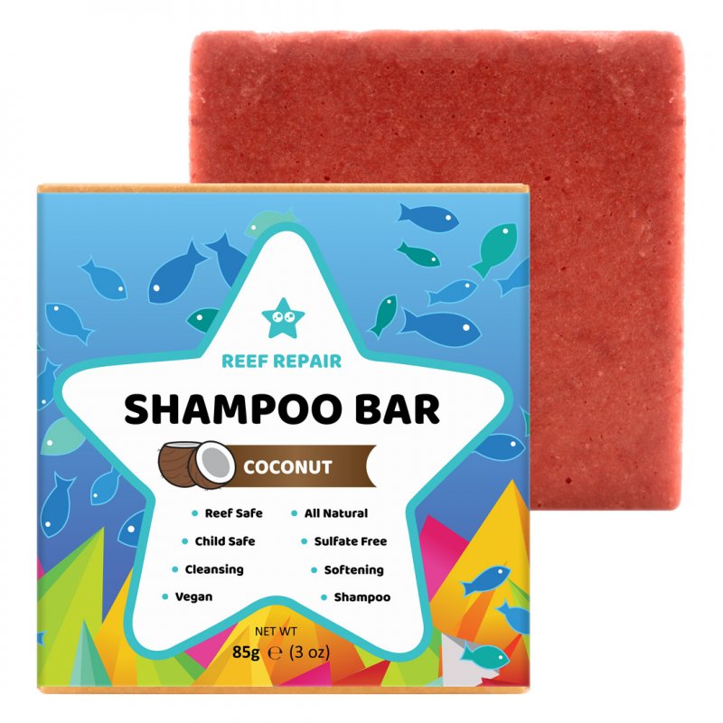 Reef Safe Shampoo Bar, Coconut &#8211; 85g